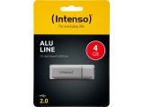 4GB Intenso ALU Line, silver, 3521452 снимка №3 Intenso ALU Line, silver, 3521452 4GB снимка №3