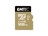 Описание и цена на Memory Card Emtec 128GB microSDXC Gold+ Memory UHS-I U1 + Adapter