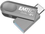 Описание и цена на USB Flash Emtec 64GB D280 USB3.2 Type-C Dual, ECMMD64GD283