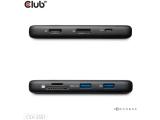 Club 3D USB-C 8in1-hub >DP1.4/HDMI2.0/USB-C/LAN 8K30Hz PD100W retail  снимка №2