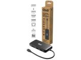 Club 3D USB-C 8in1-hub >DP1.4/HDMI2.0/USB-C/LAN 8K30Hz PD100W retail  снимка №3