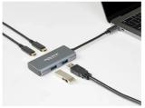 DeLock HUB USB 3.2Gen2 Type-C 2xType-A Bu 2xType-C Bu external, 63260  снимка №3