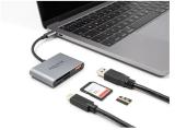 DeLock USB-C Card Reader for SD and Micro SD memory cards, 91016  снимка №2