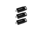Флашка ( флаш памет ) PNY Elite, 3pcs P-FD128X3ELC-GE