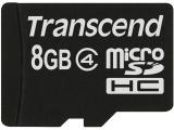 Описание и цена на Memory Card Transcend 8GB microSDHC Class 4 (without adapter)