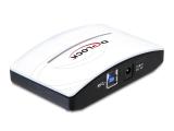 DeLock USB-HUB 4-Port USB3.0, white, with external power supply, 61762  снимка №2
