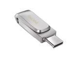 2000GB SanDisk Ultra Dual Drive Luxe USB Type-C Flash Drive (Silver), SDDDC4-2T00-G46 снимка №3 SanDisk Ultra Dual Drive Luxe USB Type-C Flash Drive (Silver), SDDDC4-2T00-G46 2000GB снимка №3