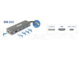 D-LINK 5-in-1 USB-C Hub with HDMI/Power Delivery DUB-2333 снимка №3 D-LINK 5-in-1 USB-C Hub with HDMI/Power Delivery DUB-2333 снимка №3
