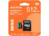 ADATA Premier Pro microSDXC UHS-I A2 V30 Memory Card V30S - SD-Adapter, AUSDX512GUI3V30SA2-RA1 512GB снимка №2