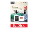 SanDisk Extreme MicroSDXC U3 V3 A2  incl. Adapter 64GB снимка №3