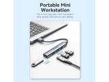 Vention хъб USB3.0 HUB 4 port Aluminium - CKOHB  снимка №4
