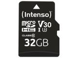 Флашка ( флаш памет ) Intenso MicroSDHC UHS-I C10 90MB/s inkl. SD-Adapter