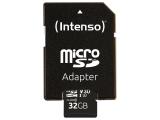 Intenso MicroSDHC UHS-I C10 90MB/s inkl. SD-Adapter 32GB снимка №3