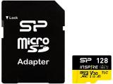 128GB Silicon Power MicroSDXC Inspire 128GB, Class 10, SD Adapter снимка №2 Silicon Power MicroSDXC Inspire 128GB, Class 10, SD Adapter 128GB снимка №2