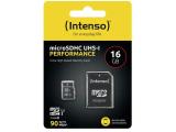 Intenso SDHC 16GB UHS-I Class 10, U1 inkl. SD-Adapter 16GB снимка №2