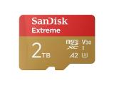 Флашка ( флаш памет ) SanDisk Extreme microSDXC UHS-I CARD, SDSQXAV-2T00-GN6MA