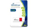 4GB MediaRange MR970 Slider red снимка №2 MediaRange MR970 Slider red 4GB снимка №2