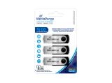 Описание и цена на USB Flash MediaRange 16GB Swivel Housing, Silver/Black, 3-Pack, MR910-3