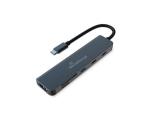 Flash ( флаш памет ) MediaRange MRCS519 HUB USB-C 6 in 1 Multiport Adapter, silver Флашка ( флаш памет ) MediaRange MRCS519 HUB USB-C 6 in 1 Multiport Adapter, silver