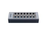 Orico USB3.0 HUB 7 port with Power Adapter, On/Off buttons, Aluminium - AT2U3-7AB-EU-GY  снимка №3
