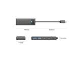 Orico USB3.1 HUB Type-C - 2 x USB3.0, 2 x USB-C - PAPW2AC-C3-05-BK-EP  снимка №2