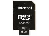 Intenso MicroSDHC Class 4 21MB/s inkl. SD Adapter 16GB снимка №2