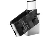 Silicon Power Dual USB Drive Mobile C31, SP032GBUC3C31V1K 32GB снимка №3