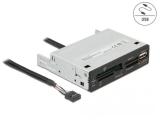 DeLock 3.5 USB 2.0 Card Reader 5 Slot + 1 x USB 2.0 Type-A, 91708  снимка №2