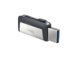Sandisk STICK 256GB USB 3.1 Sandisk Ultra Dual Drive Type-A/Type-C black/silver NEW  снимка №2
