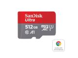 Флашка ( флаш памет ) SanDisk Ultra microSDXC for Chromebook +Adapter, SDSQUAC-512G-GN6FA