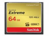 Flash ( флаш памет ) Sandisk Card Sandisk 64GB Extreme CompactFlash Speicherkarte 120MB/s NEW Флашка ( флаш памет ) Sandisk Card Sandisk 64GB Extreme CompactFlash Speicherkarte 120MB/s NEW