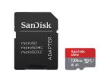 SanDisk Ultra Light microSDXC + SD Adapter 100MB/s Class 10 SDSQUNR-128G-GN3MA 128GB снимка №2