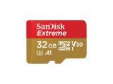 Описание и цена на Memory Card SanDisk 32GB Extreme microSDHC UHS-I, SDSQXAF-032G-GN6AT