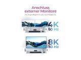 ICY BOX Hub 4-Port USB 3.2 IB-Hub801-TB4 Thunderbolt 4Type-C, IB-HUB801-TB4 снимка №2 ICY BOX Hub 4-Port USB 3.2 IB-Hub801-TB4 Thunderbolt 4Type-C, IB-HUB801-TB4 снимка №2