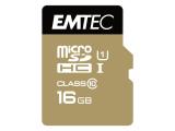 Описание и цена на Memory Card Emtec 160GB Gold + microSDHC UHS-I U1 with Adapter, ECMSDM16GHC10GP