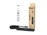 Флашка ( флаш памет ) Club 3D USB-C 7in1-HUB >HDMI/2xUSB/USB-C/LAN 4K60Hz PD140W CSV-2555