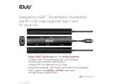 Club 3D CSV-1599 USB‑C 10Gbps 6‑in‑1 Hub HDMI 8K60Hz/4K120Hz USB‑A×2 RJ45 2.5G USB‑C×2 PD100W снимка №3 Club 3D CSV-1599 USB‑C 10Gbps 6‑in‑1 Hub HDMI 8K60Hz/4K120Hz USB‑A×2 RJ45 2.5G USB‑C×2 PD100W снимка №3