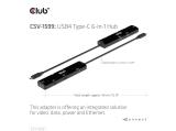 Club 3D CSV-1599 USB‑C 10Gbps 6‑in‑1 Hub HDMI 8K60Hz/4K120Hz USB‑A×2 RJ45 2.5G USB‑C×2 PD100W снимка №4 Club 3D CSV-1599 USB‑C 10Gbps 6‑in‑1 Hub HDMI 8K60Hz/4K120Hz USB‑A×2 RJ45 2.5G USB‑C×2 PD100W снимка №4