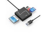 Hama Четец за карти USB, USB-A, с USB-C адаптер, USB 3.2 Gen1, SD/micro-SD/CF/MS снимка №3 Hama Четец за карти USB, USB-A, с USB-C адаптер, USB 3.2 Gen1, SD/micro-SD/CF/MS снимка №3