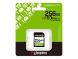 Kingston SD Card 256GB Kingston SDXC Canvas Plus Gen3 C10 retail NEW  снимка №2