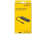 DeLock 10 Gbps USB Hub with 2.5 Gigabit LAN port and PD 85W, 64110  снимка №3