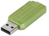 Флаш памет Verbatim Pin Stripe Eucalyptus Green. Цена и спецификации.