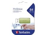 Verbatim Pin Stripe Eucalyptus Green 64GB снимка №3