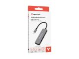 Verbatim USB-C Essentials Multiport HUB 4-Port, 32155  снимка №3