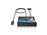 Нови модели и предложения за флашка GrauGear Multi front panel 4-port USB HUB, 2x USB-C, 2x USB-A retail, G-MP02