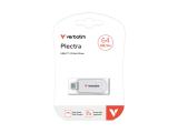 64GB Verbatim Plectra white, 30228 снимка №5 Verbatim Plectra white, 30228 64GB снимка №5