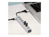 LogiLink USB 3.0 HUB, 7-Ports, 7x USB-A, 5 Gbit/s, silver, UA0441 снимка №5 LogiLink USB 3.0 HUB, 7-Ports, 7x USB-A, 5 Gbit/s, silver, UA0441 снимка №5