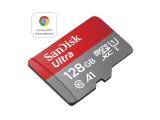 Описание и цена на Memory Card SanDisk 128GB Ultra microSDXC for Chromebook +Adapter, SDSQUAB-128G-GN6FA