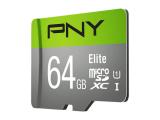 64GB PNY Elite MicroSDXC Class 10 U1 retail, P-SDUX64U185GW-GE снимка №2 PNY Elite MicroSDXC Class 10 U1 retail, P-SDUX64U185GW-GE 64GB снимка №2