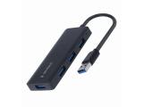Описание и цена на USB Flash Gembird 4 port USB 3.0 Hub UHB C344, UHB-U3P4-03